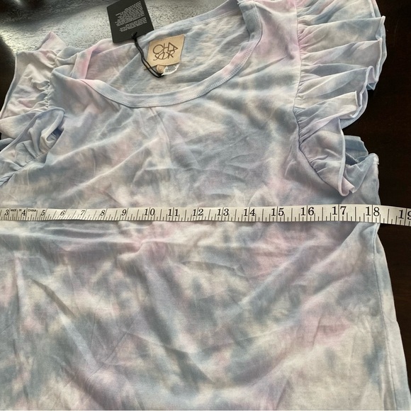 NTW Chaser tie dye short sleeve raffle sleeve feels cotton like super soft  M - Picture 3 of 4